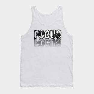 Focus - Soccer Lover - Football Futbol - Sports Team - Athlete Player - Motivational Quote Tank Top